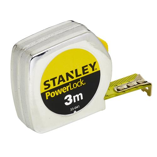 Stanley outils à main ruban à mesurer Stanley 3mtr 13mm powerlock métal