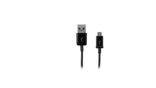 Câble de données micro USB Samsung ecb-du4ebe noir