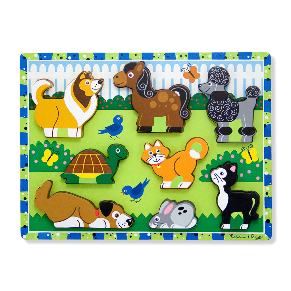 Melissa Doug - Puzzle en bois - Animaux de compagnie