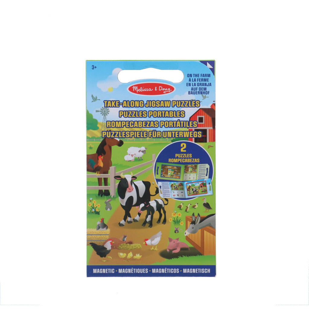 Melissa doug puzzle magnétique safari 2x 15 pièces