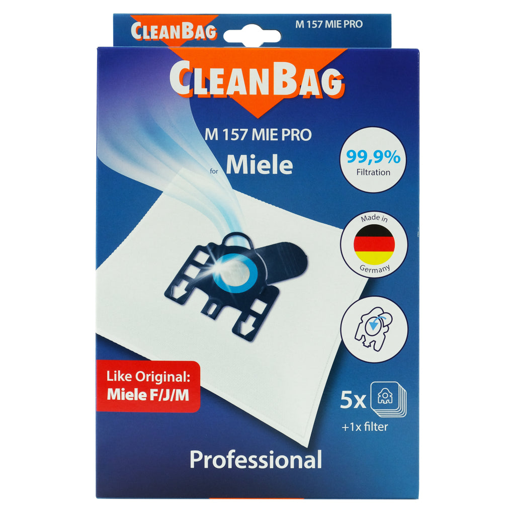 Scanpart cleanbag sac à poussière m 157 mie pro miele 5 pièces