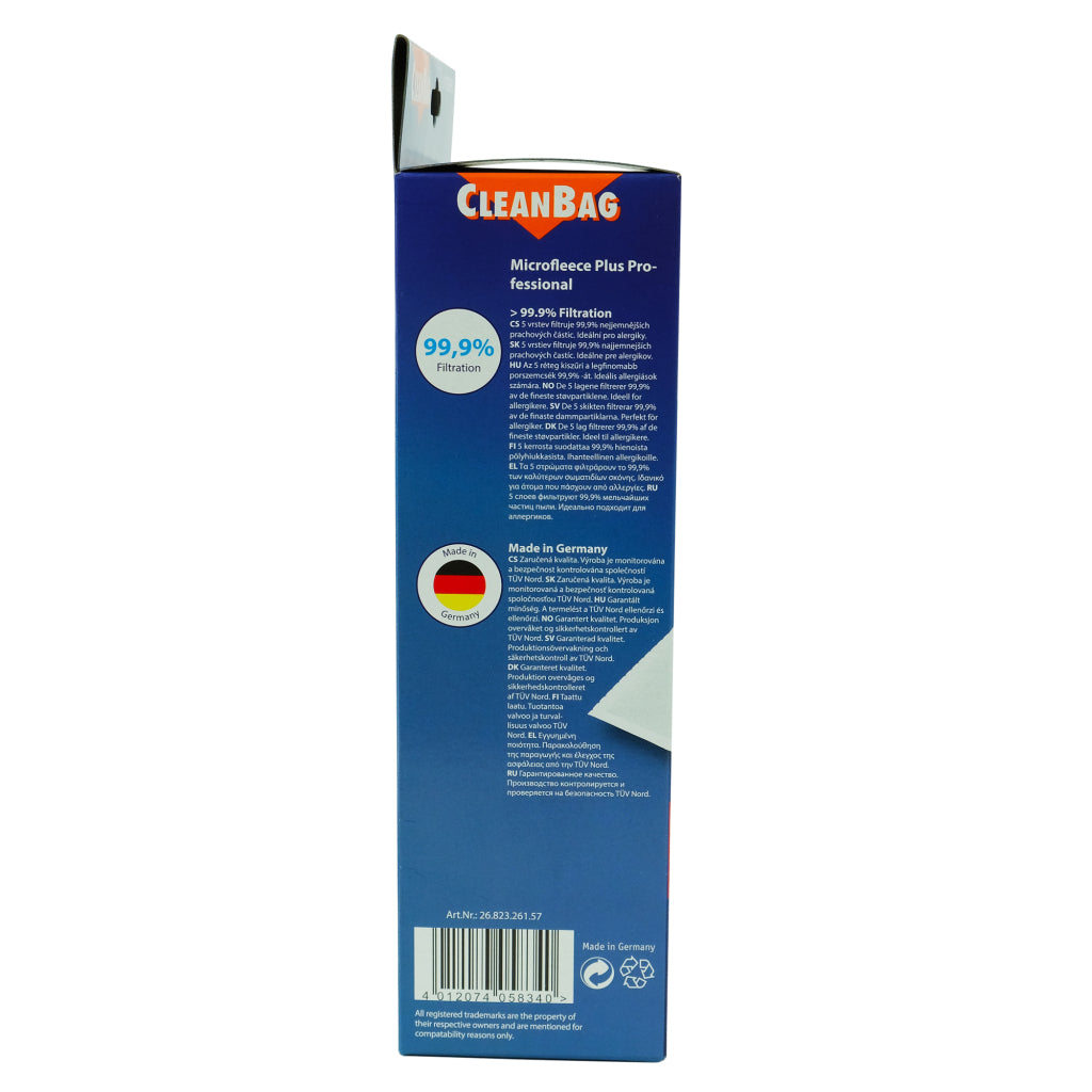 Scanpart cleanbag sac à poussière m 157 mie pro miele 5 pièces