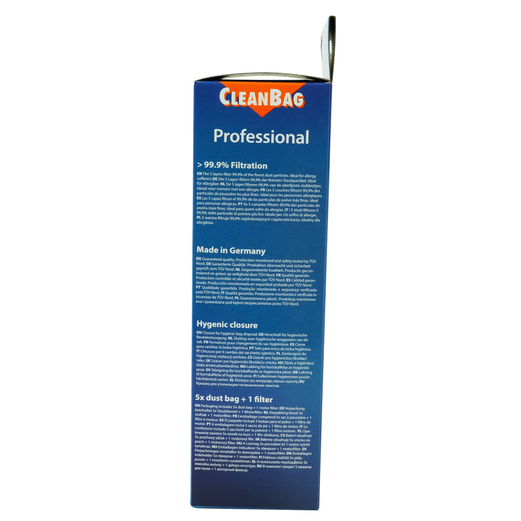 Scanpart cleanbag sac à poussière m 157 mie pro miele 5 pièces