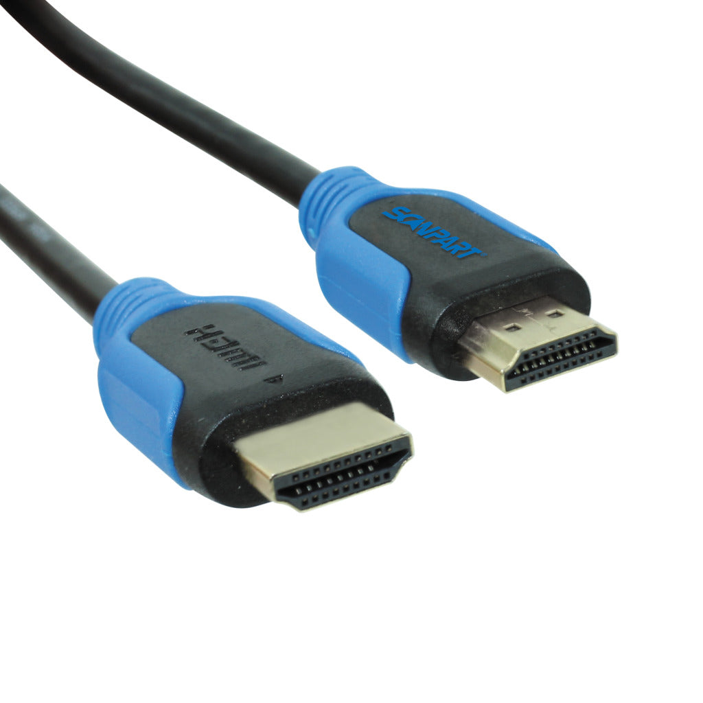 Câble HDMI Scanpart bleu 1,5m