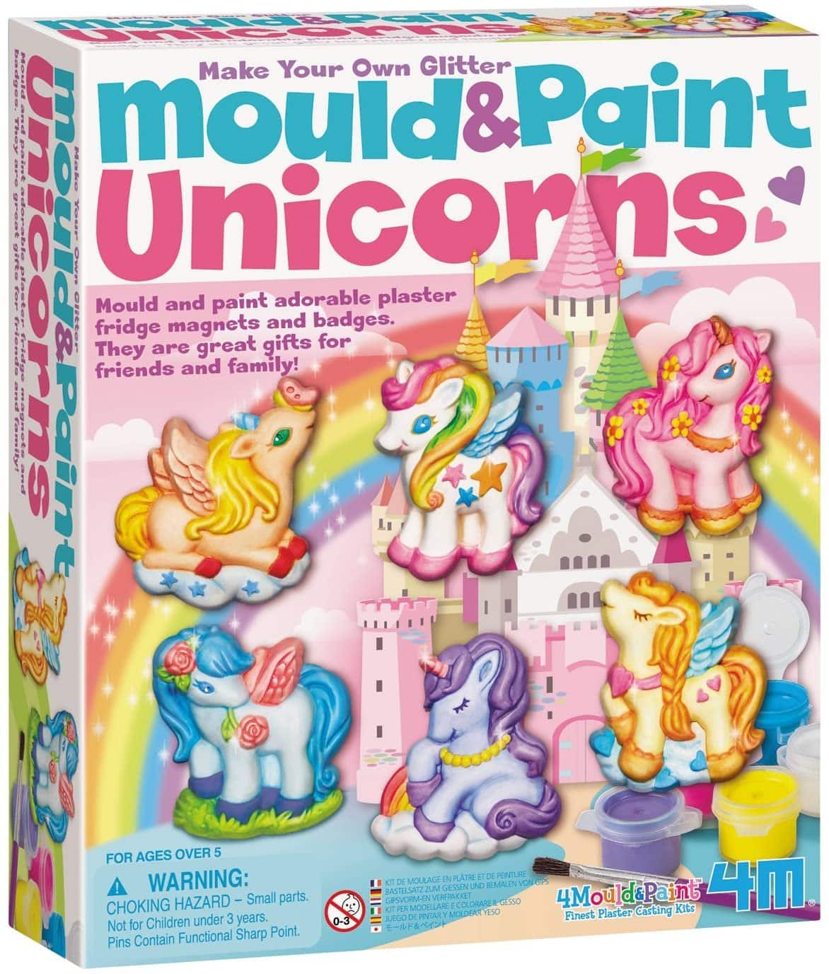 Moulage et peinture plâtre 4m : licorne 8 pièces