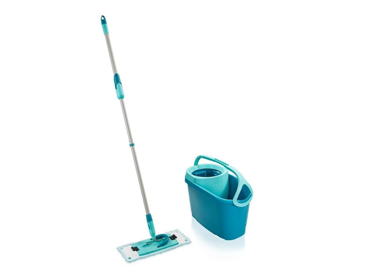 Leifheit Essuie-sol Clean Twist avec Velcro ergo - Set de vadrouille 33 cm complet