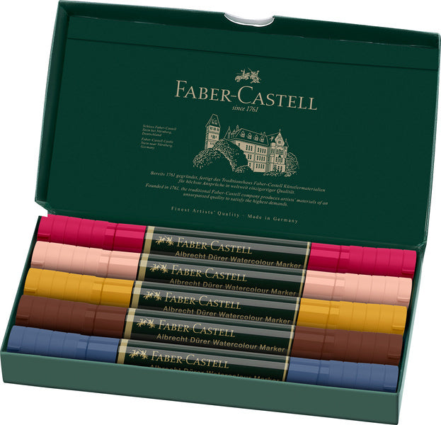 Faber castell fc-160307 wk25marqueur aquarelle fc albrechtdürer 5 pièces portrait
