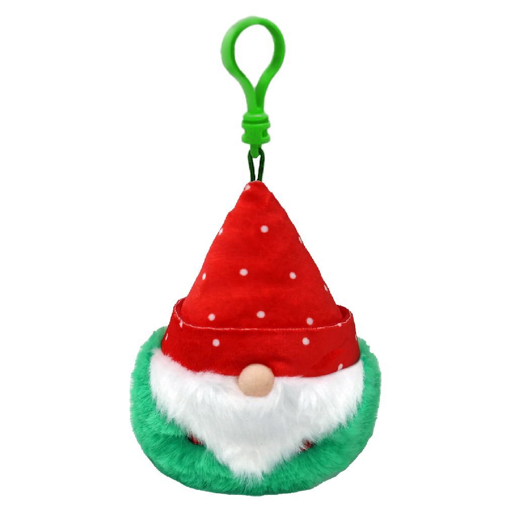 Ty Beanie Boo's Clip Nain de Noël Topsy, 7 cm