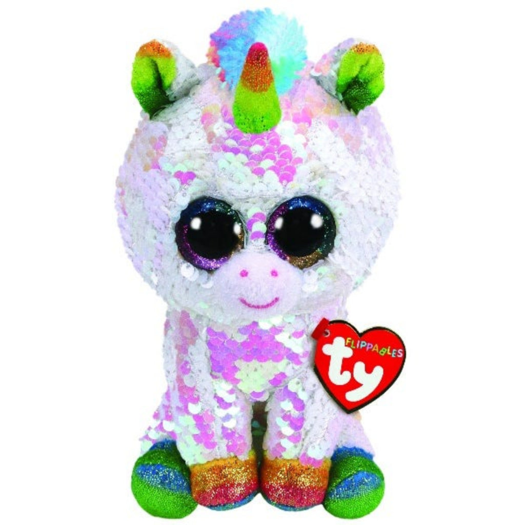 TY TY Flippables Peluche Licorne Pixy 15 cm