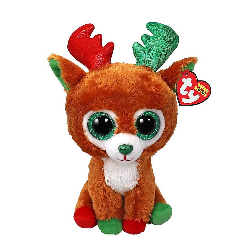 Ty Beanie Boos peluche renne guirlandes 15 cm