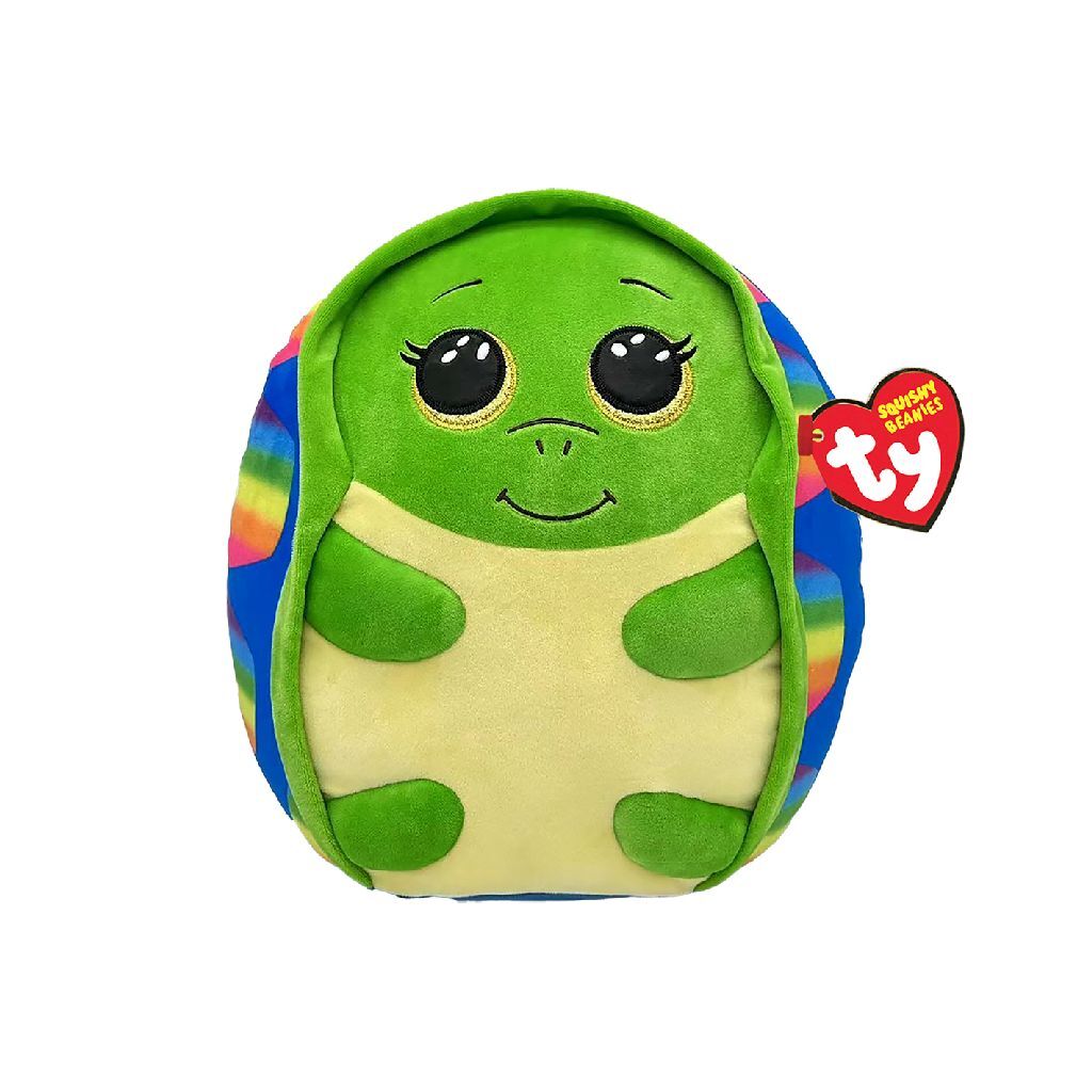 Ty squishy beanies coussin câlin tortue haussement d'épaules 20 cm
