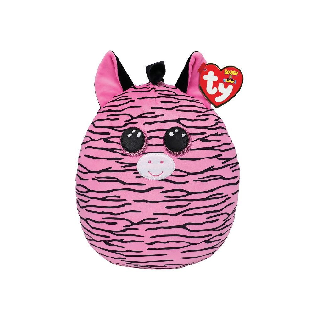 Ty squish a boo coussin câlin zèbre zoey 23 cm