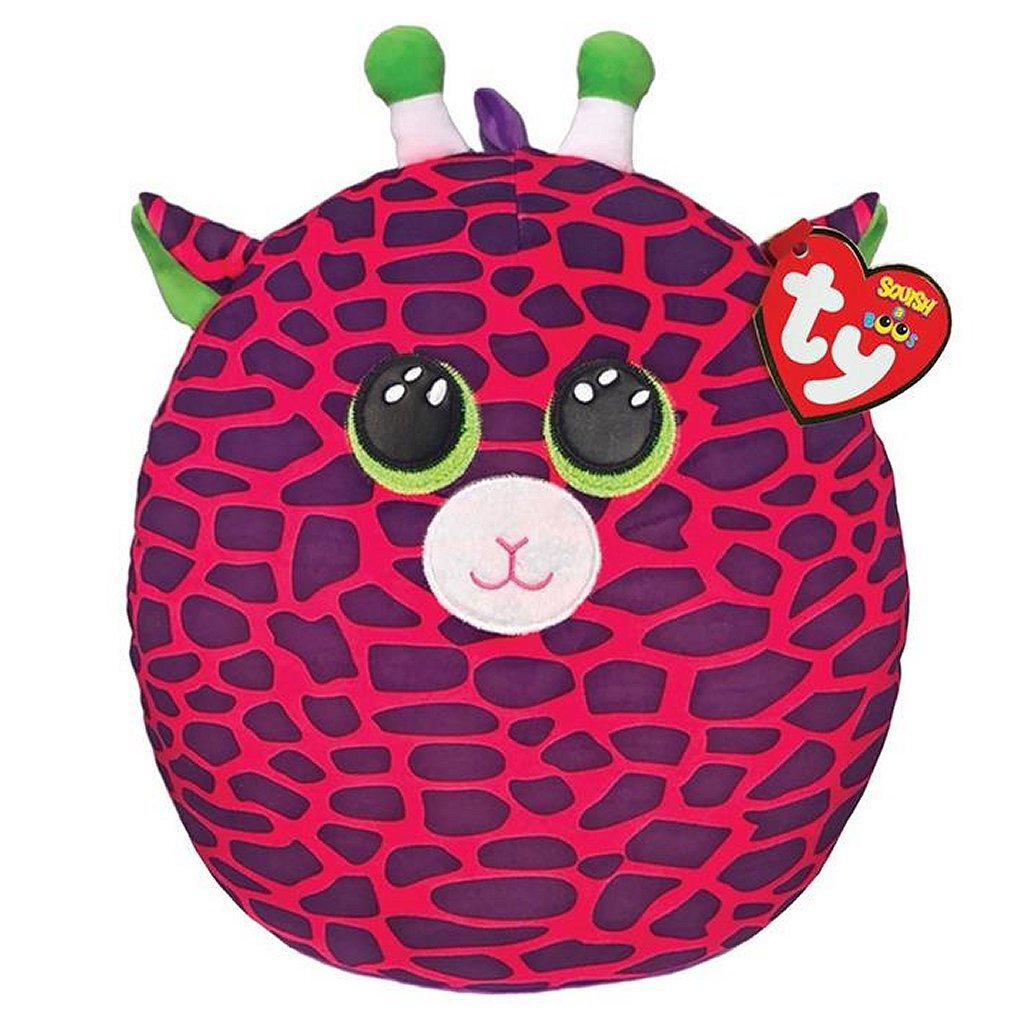 Ty squish a boo coussin câlin girafe gilbert 23 cm