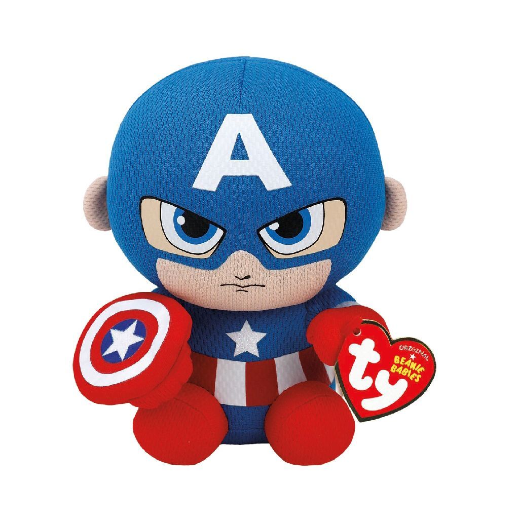 Ty bonnet capitaine amérique, 15cm