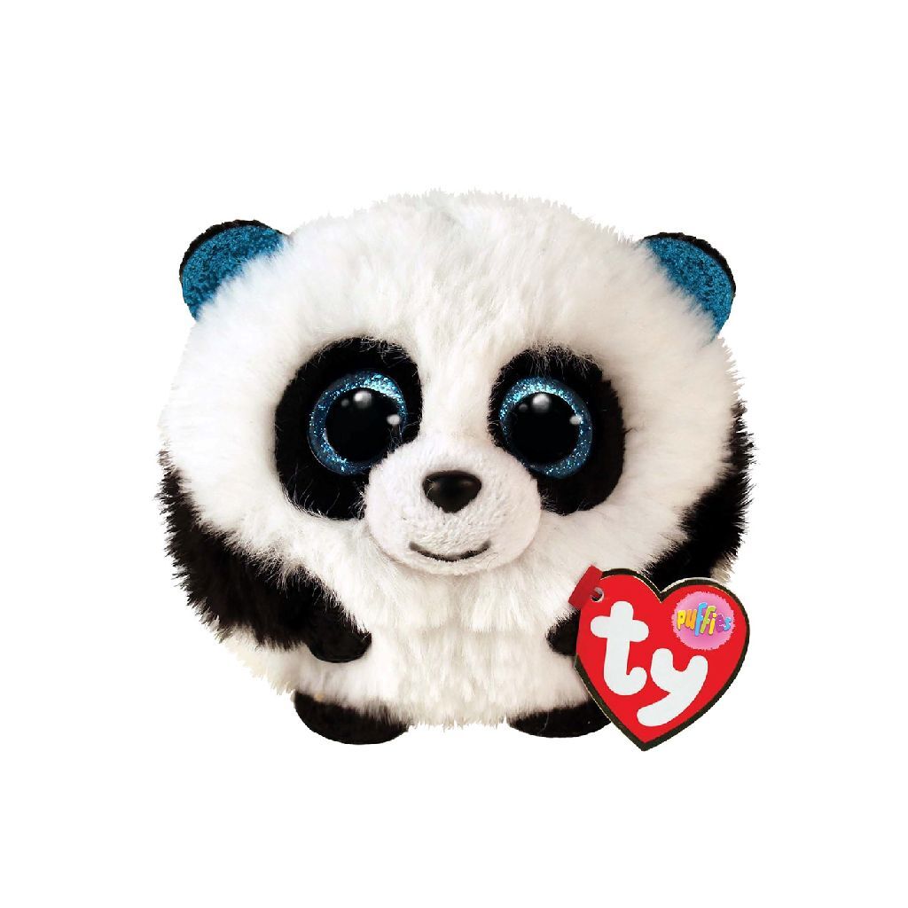 Ty bonnet ty teeny puffies panda en bambou, 10cm