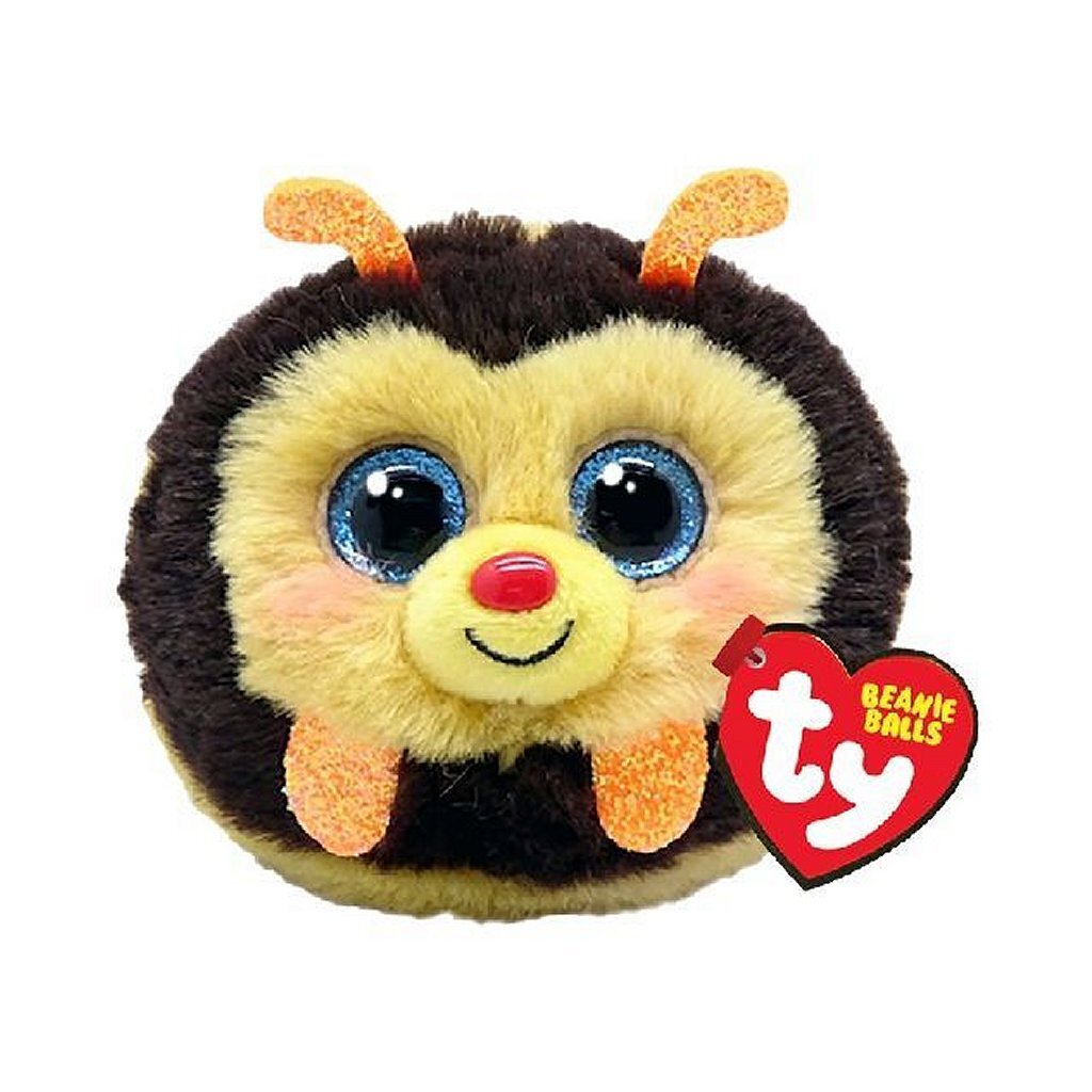 Ty bonnet ty teeny puffies zinger bee, 10cm