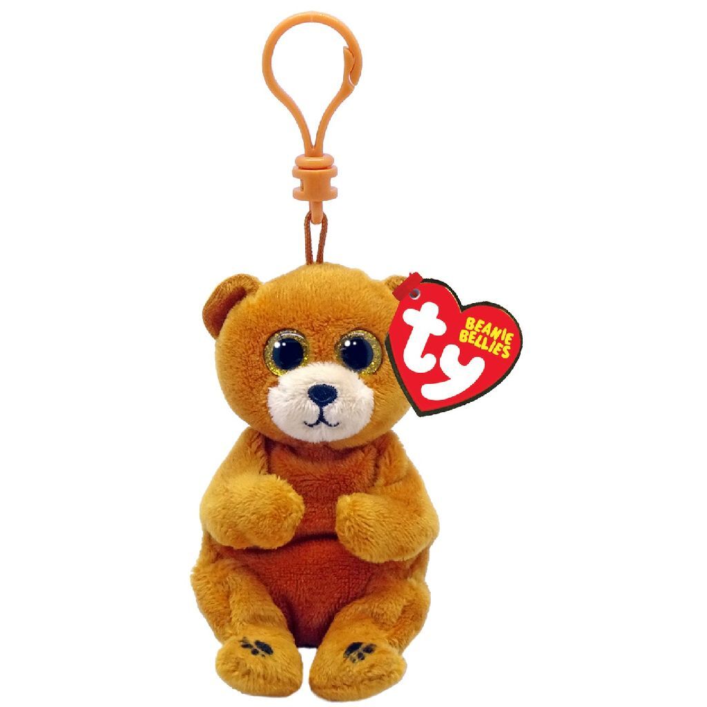 Ty bonnet bébés ventre clip duncan ours, 10cm