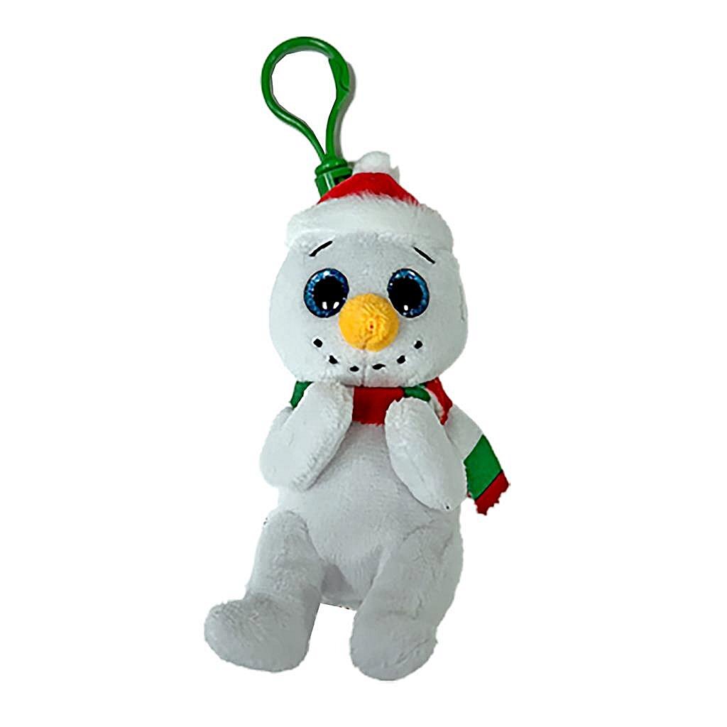 Ty Beanie Boos clip peluche bonhomme de neige brrrnard 7 cm