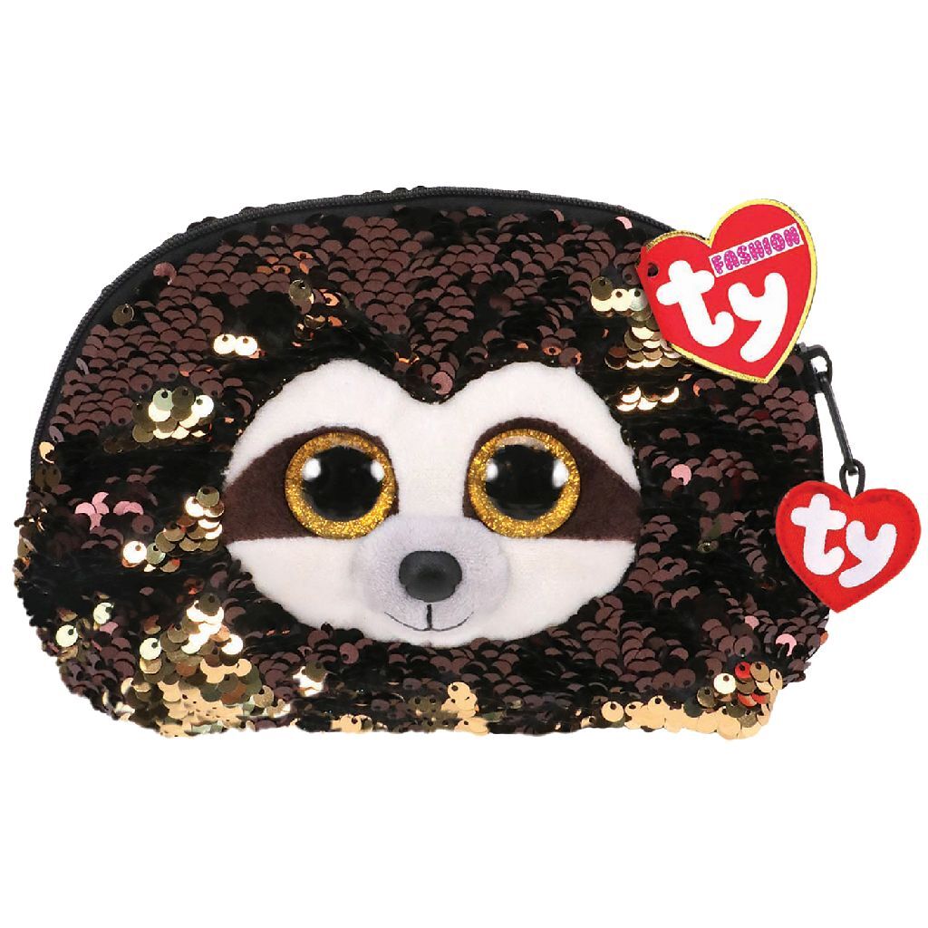 Ty sac à main fashion paresseux pendant 20 cm marron doré