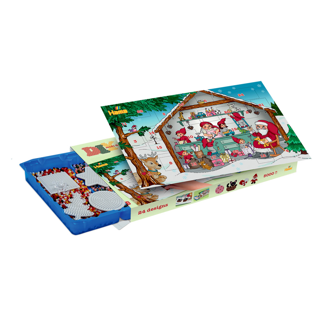 Hama perles thermocollantes diy calendrier de l'avent midi 5000 pièces