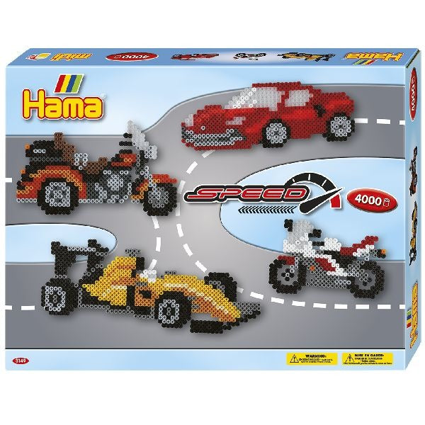 Hama perles thermocollantes coffret cadeau speed 4000 pièces