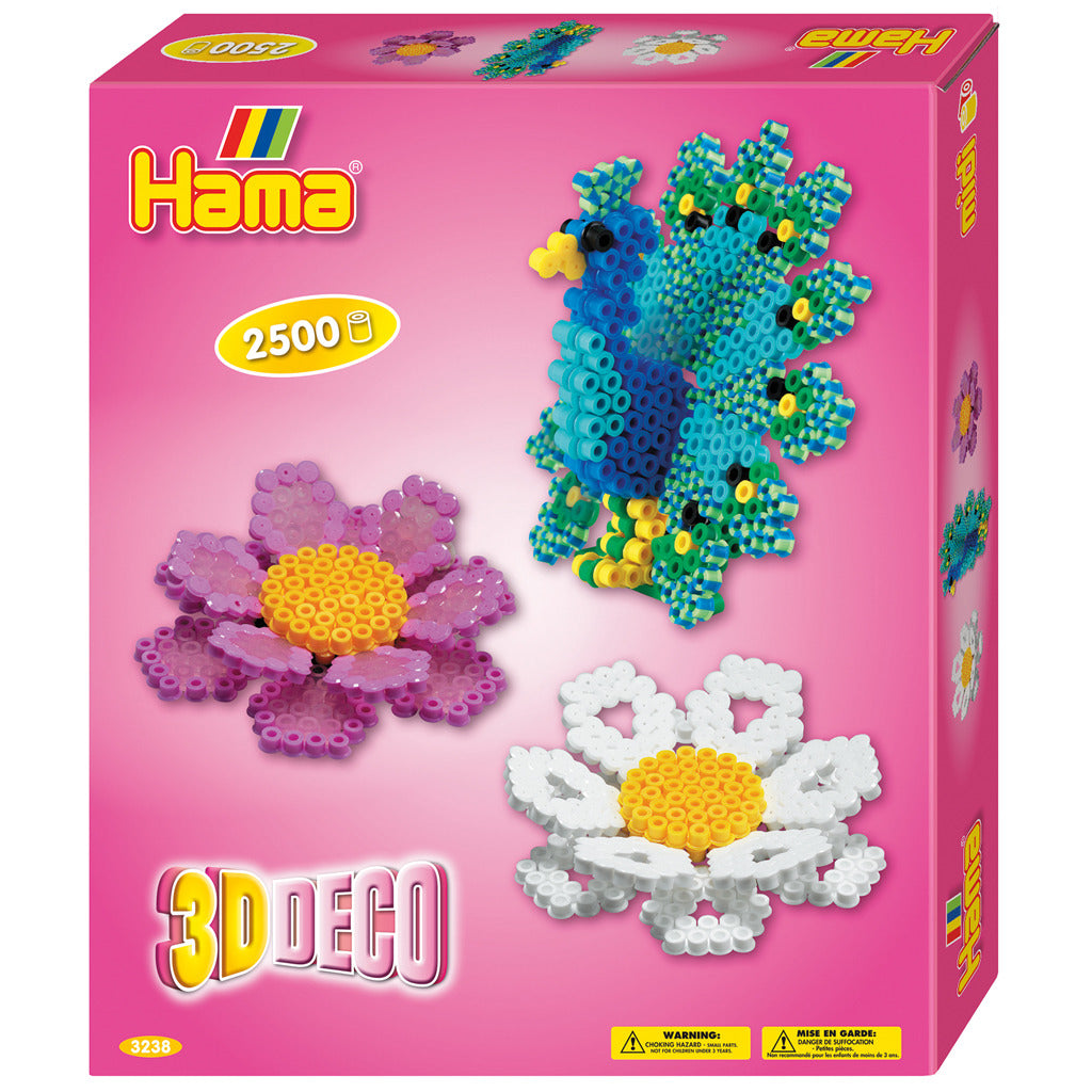 Hama perles à repasser déco 3D 2500 pièces
