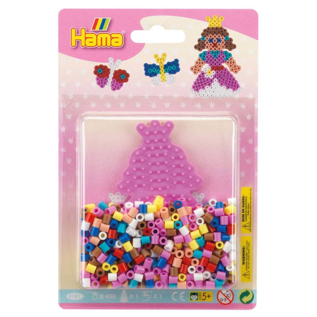 HAMA SKRIJKKKRALENS Set Princess, 450st.