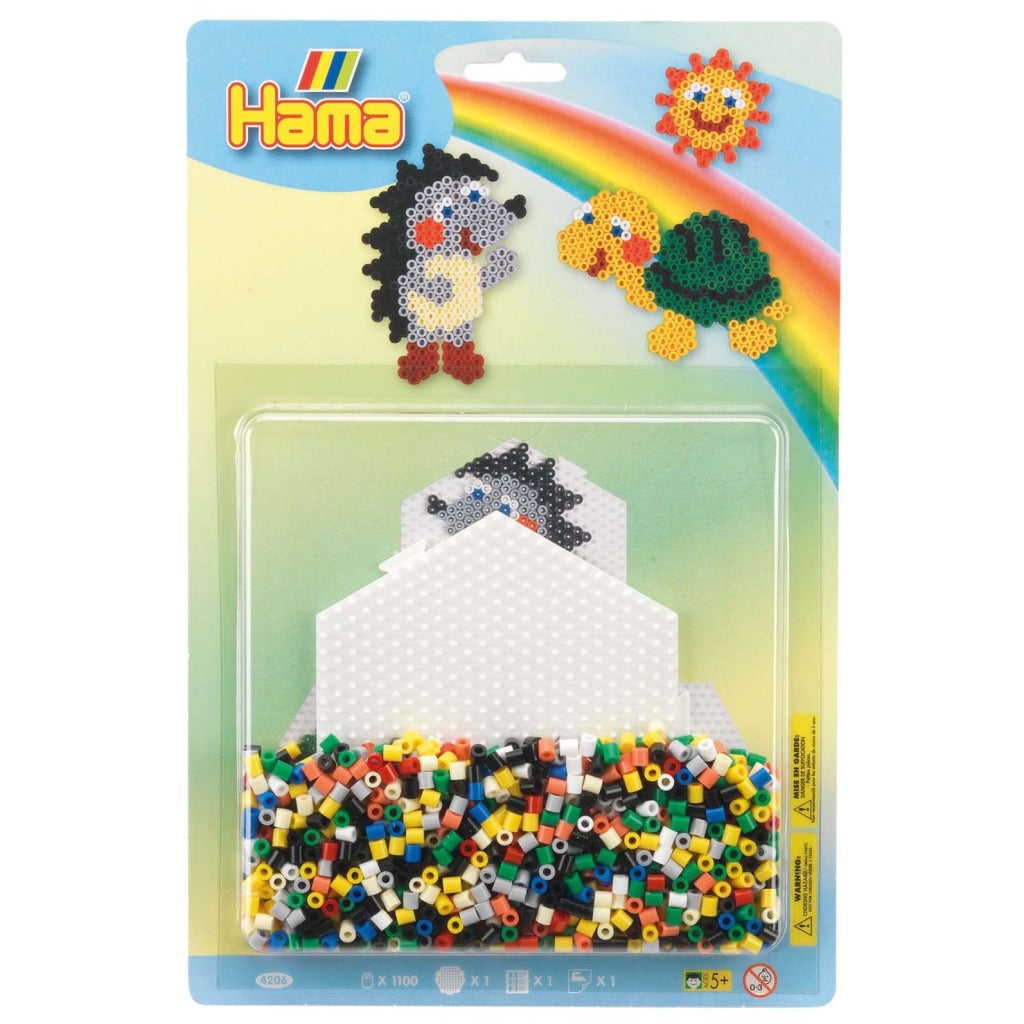 Hama perles thermocollantes animaux set 1100 pièces