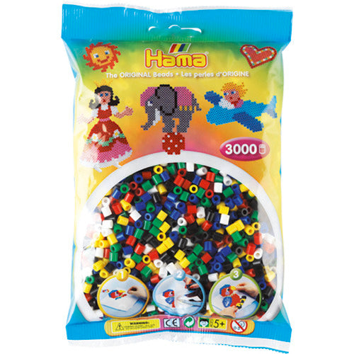 Perles à repasser Hama 3000 pièces primaires