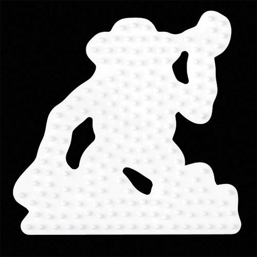 Hama perles thermocollantes plaque de base singe blanc