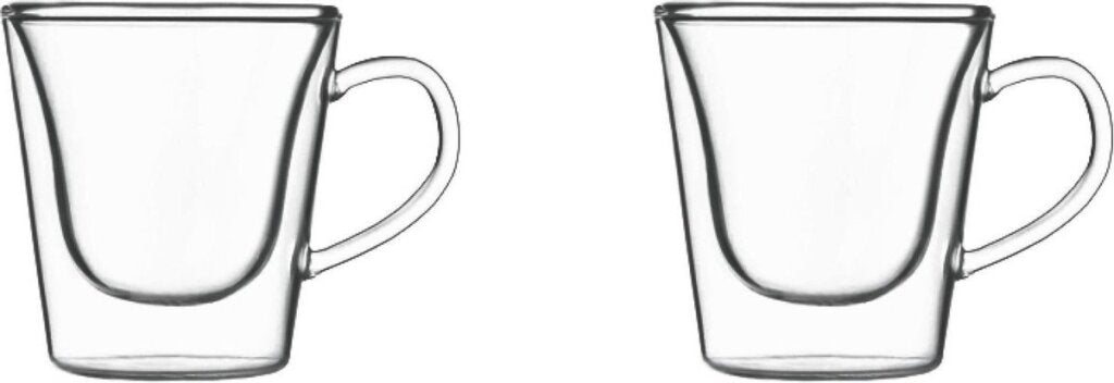Divers Luigi Bormioli Verre à Café et Thé Thermique 29,5cl Double Paroi 2 Pièces