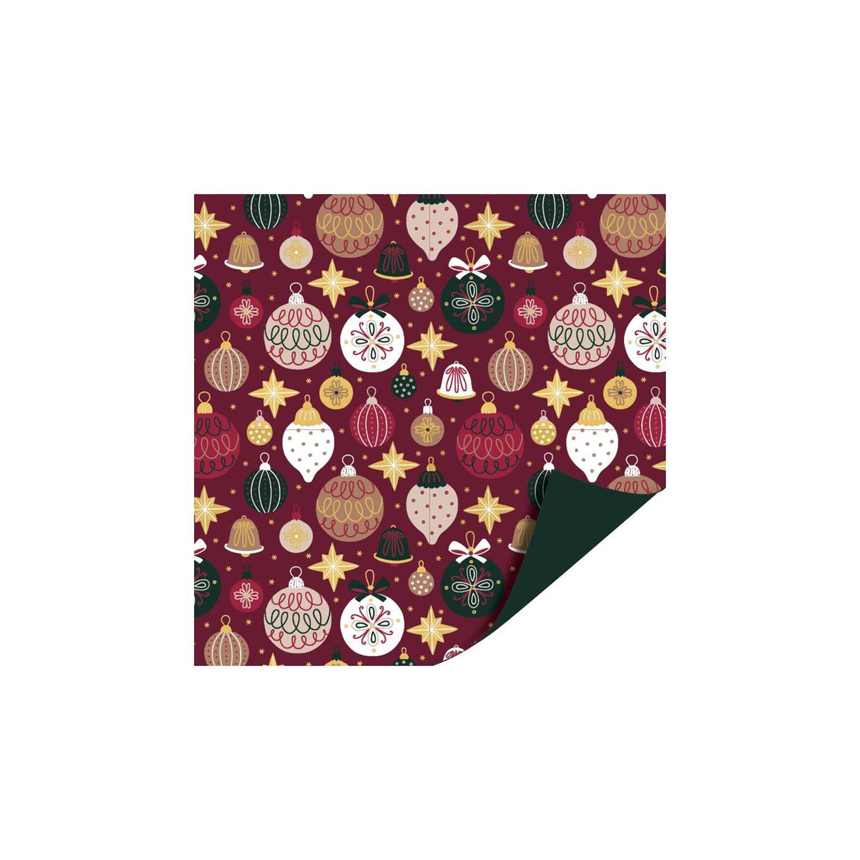 Rouleau de compteur de plan de caisse 50cm décorations de Noël vert