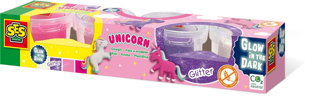 Ses creative ses licorne d'argile, 4x90gr