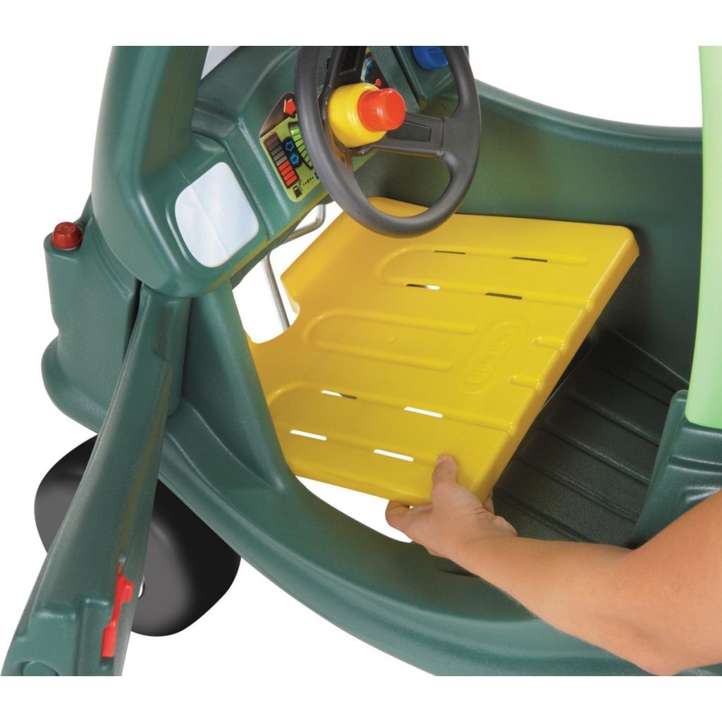 Little Tikes confortable coupé marche voiture dino 72x44x92 cm vert