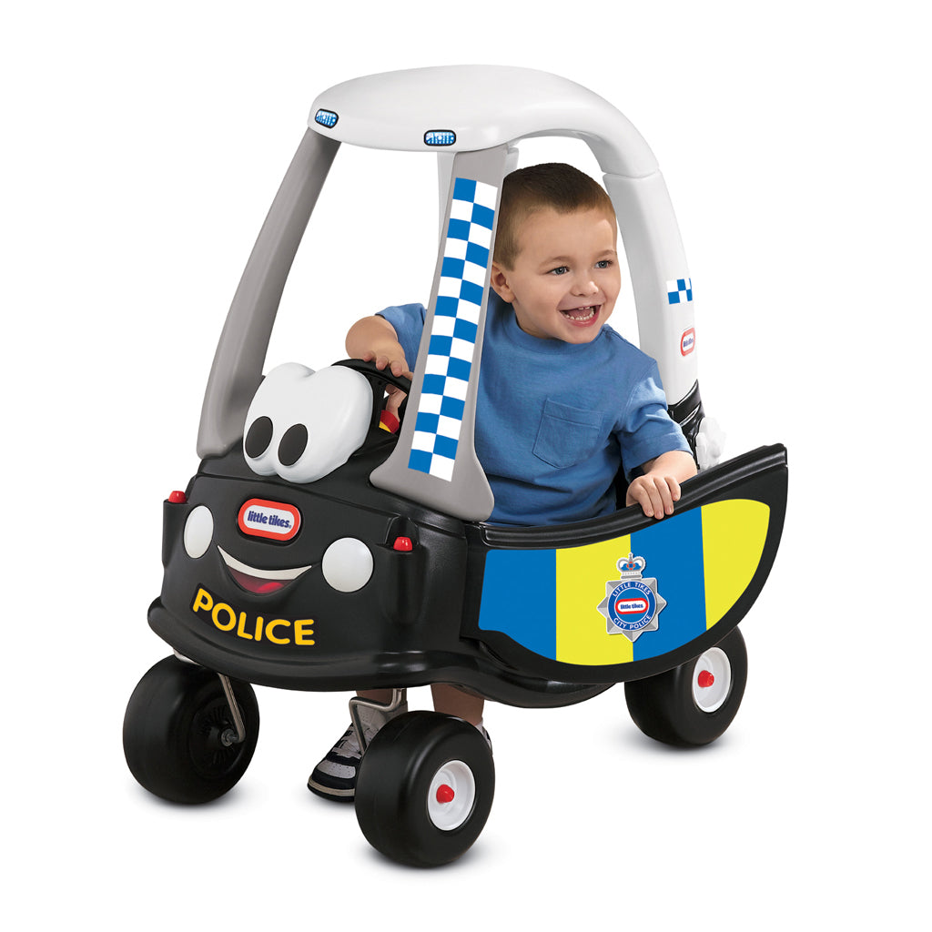 Little Tikes Cosy Coupé Voiture de Police Voiture de Marche + Son 44x84x72 cm