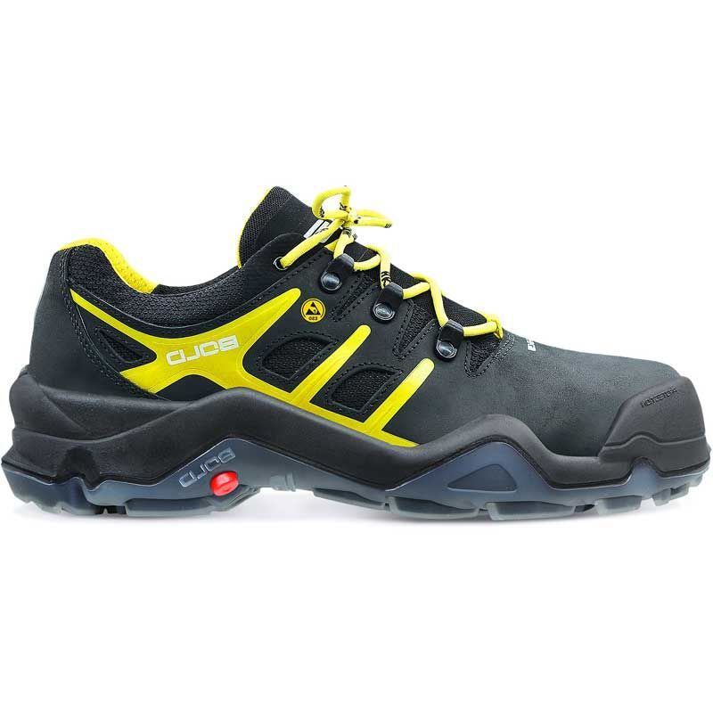 Hks chaussure de travail targa 8 tp low s3 esd | noir jaune | taille 47 - 00.162.098.47