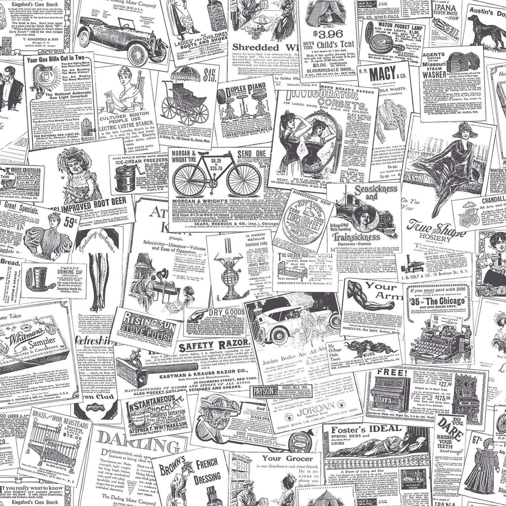 Noordwand Homestyle Papier peint Papiers noir et blanc
