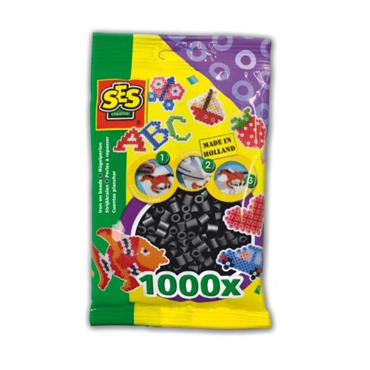 Ses perles thermocollantes noires 1000 pièces