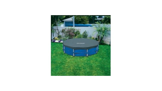 Intex 28032 couverture pour cadre de piscine 457cm bleu