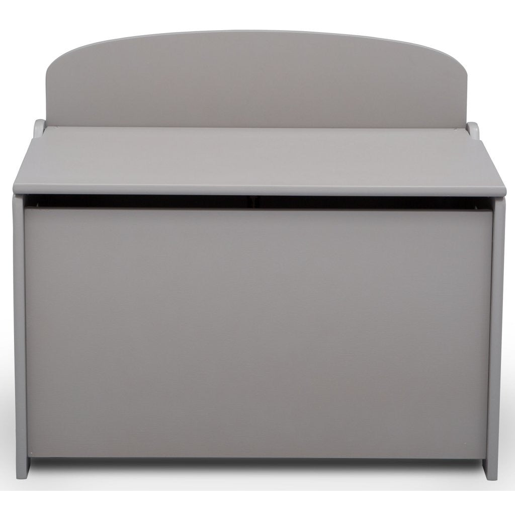 Delta enfants enfants TB83460GN-026 boîte de rangement en bois avec dossier gris