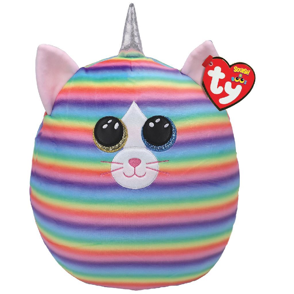 Ty bonnet ty squish a boo chat chiné, 31cm