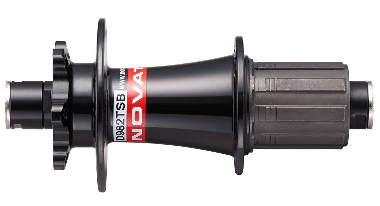 Novatec d982t-sb cassette moyeu arrière 32g disque 12mm axe 8-11 vitesses noir