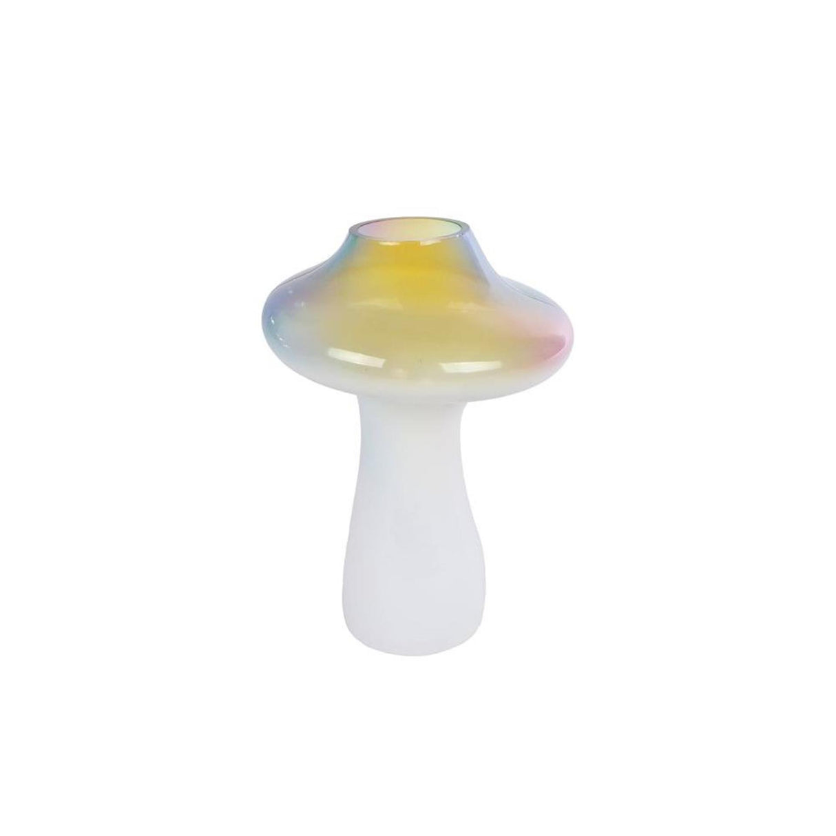 Sculpture champignon verre 17 cm | 12 pièces