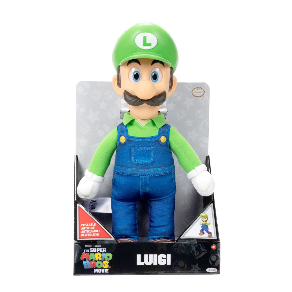 Super Mario peluche Luigi 38 cm