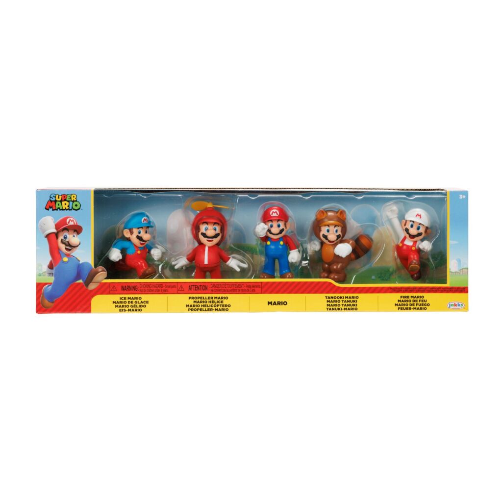Super Mario Super Mario Figurines 5 Pièces