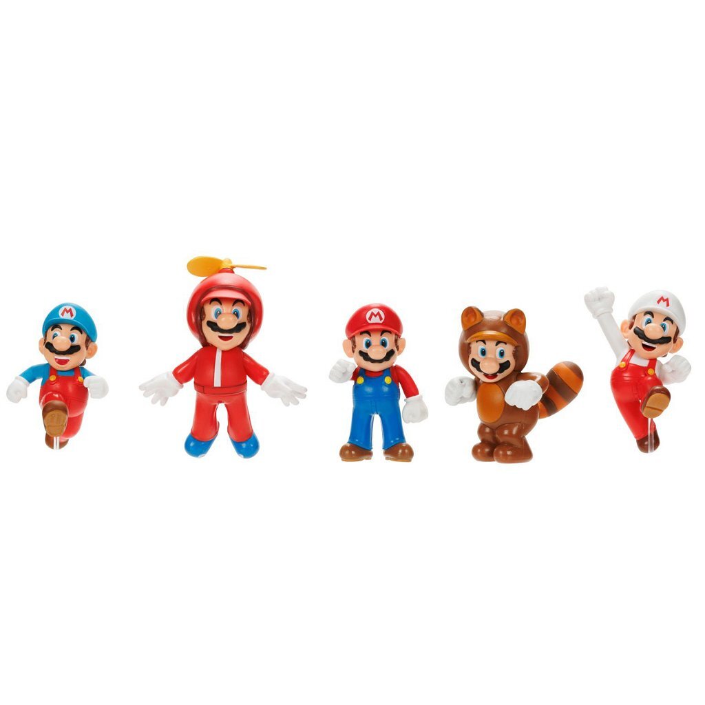 Super Mario Super Mario Figurines 5 Pièces