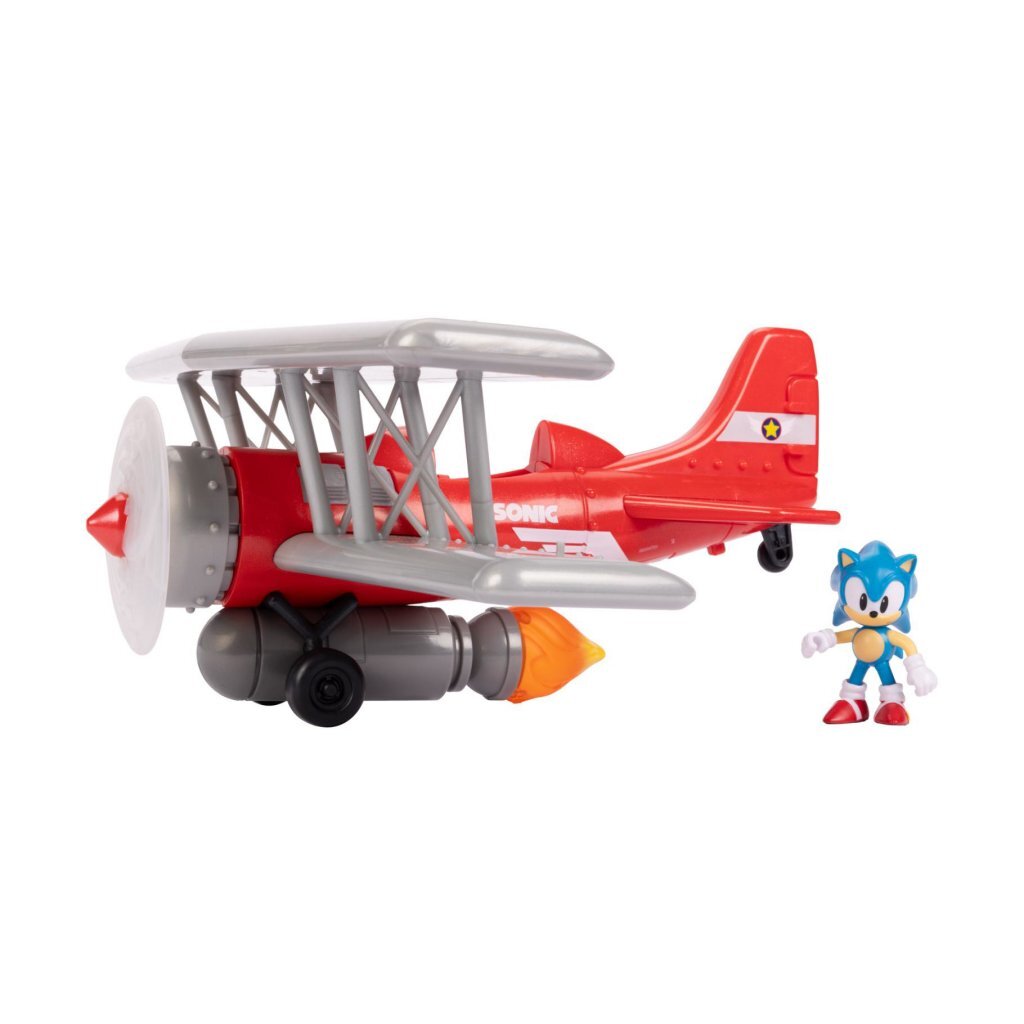 Autres marques Biplan Sonic Tornado incluant une figurine de 6,5 cm