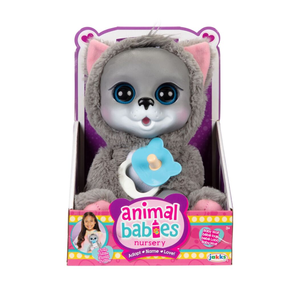 Jakks jakks animaux bébés loup + son