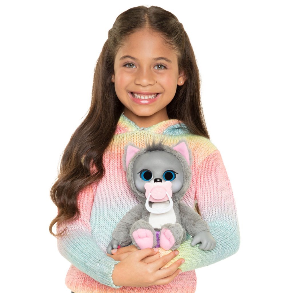 Jakks jakks animaux bébés loup + son