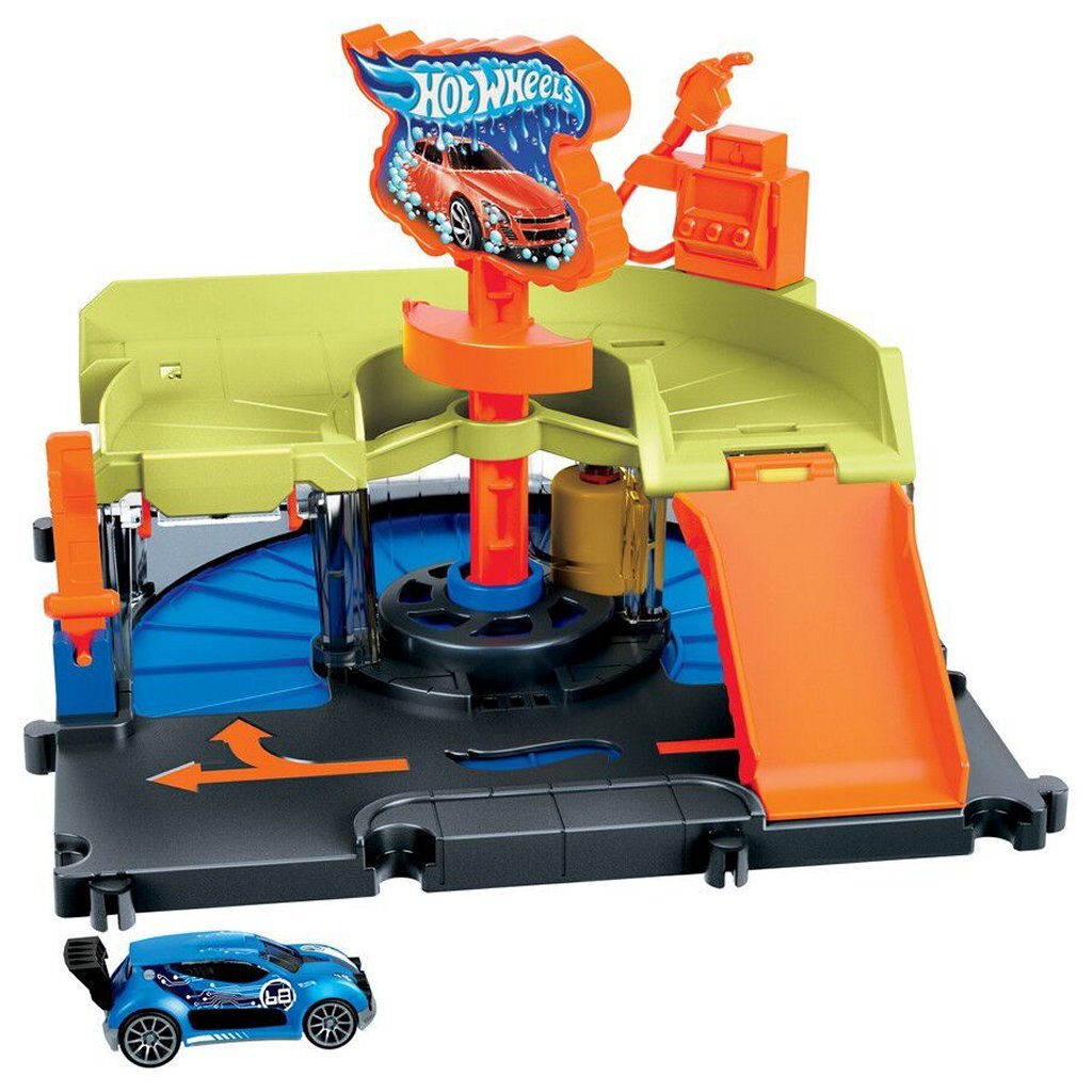 Ensemble de jeu Mattel Hot Wheels City Downtown, assorti